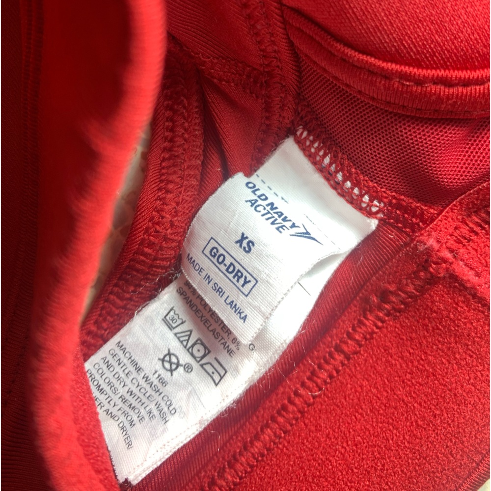 Small Red Sports Bra - Picture 4 of 4
